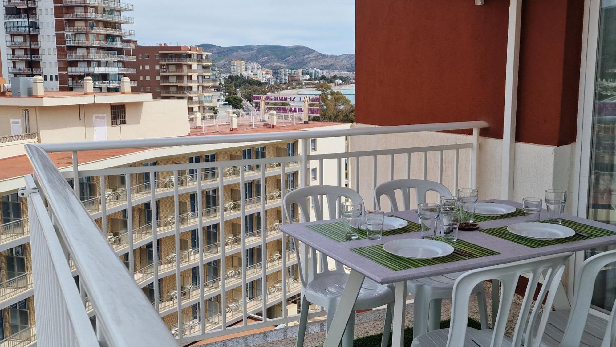 Ferienwohnung Incredible Seafront With Sunrise And Sunset Views Benicàssim Exterior foto