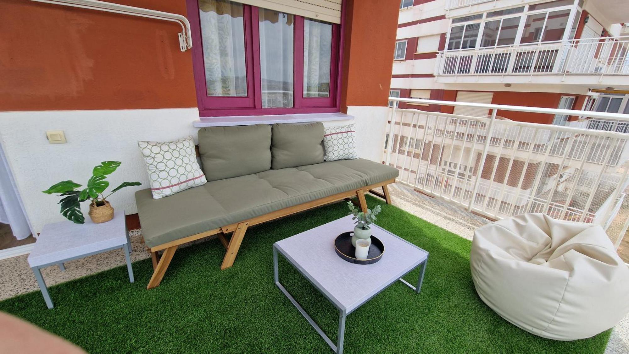 Ferienwohnung Incredible Seafront With Sunrise And Sunset Views Benicàssim Exterior foto