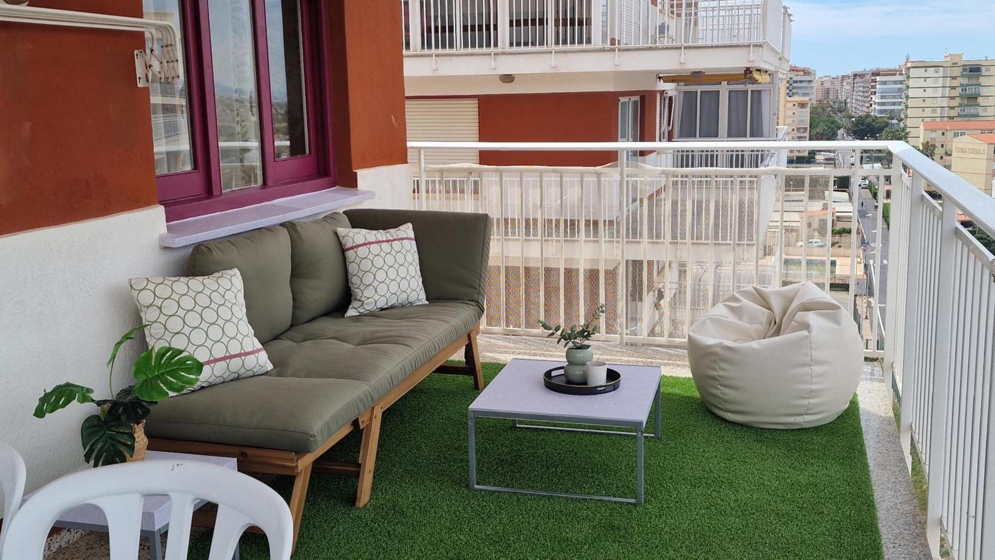 Ferienwohnung Incredible Seafront With Sunrise And Sunset Views Benicàssim Exterior foto