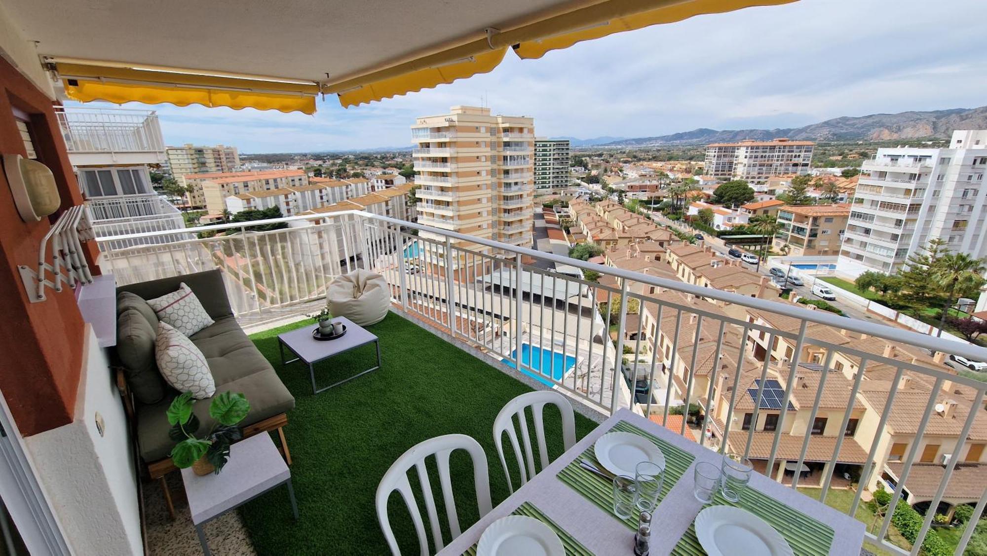 Ferienwohnung Incredible Seafront With Sunrise And Sunset Views Benicàssim Exterior foto